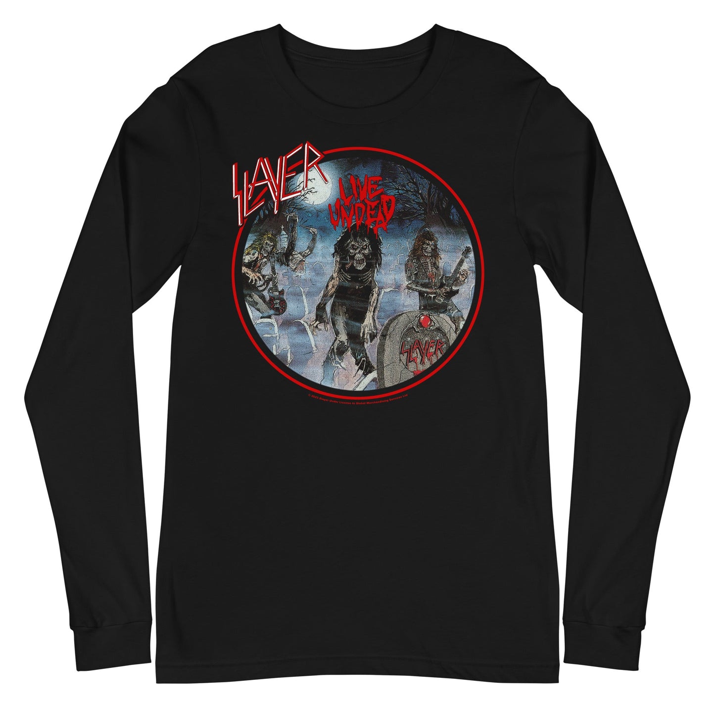 MERCHMOMENT Slayer - Death Rock Long Sleeve T-Shirt [Apparel]