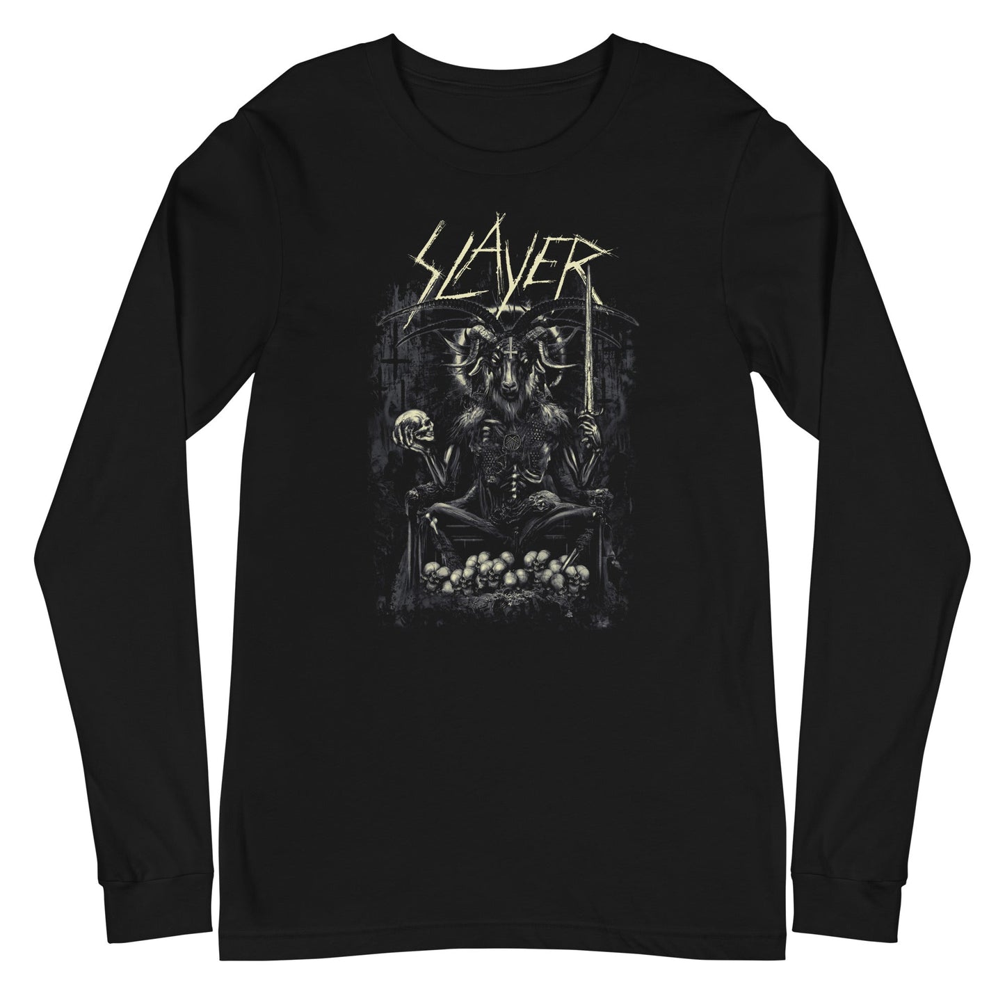 MERCHMOMENT Slayer - Demon Head Long Sleeve T-Shirt [Apparel]
