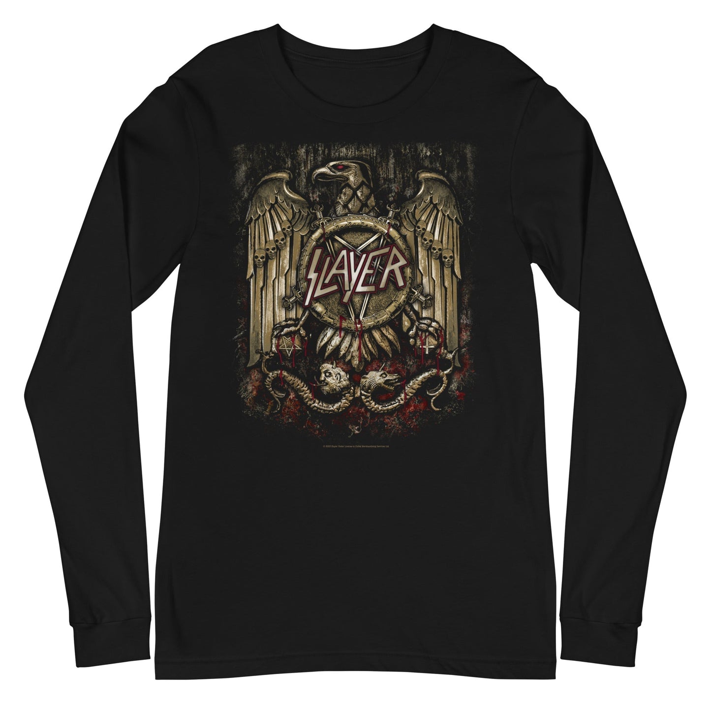 MERCHMOMENT Slayer - Eagle Statue Long Sleeve T-Shirt [Apparel]