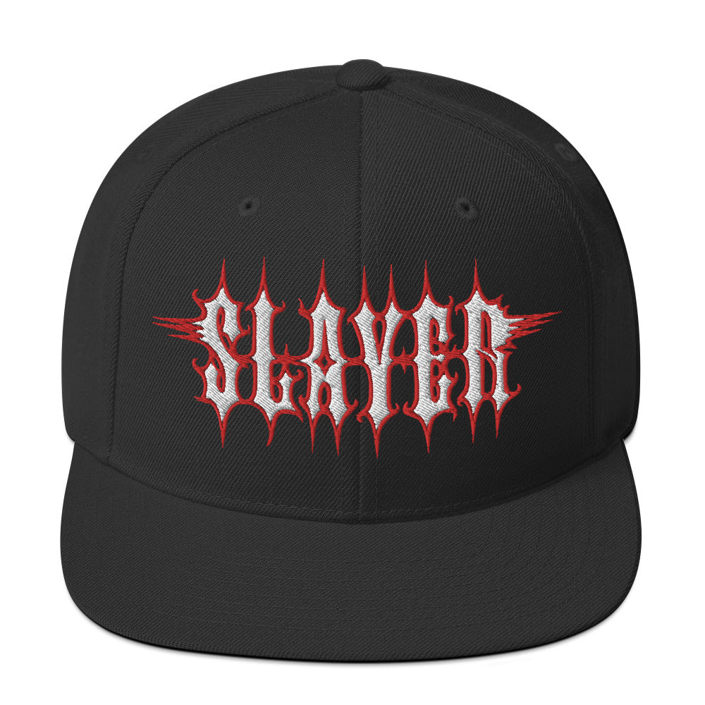 Slayer Electric Logo Embroidered Snapback Hat [Apparel]