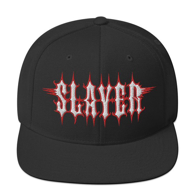 Slayer Electric Logo Embroidered Snapback Hat []