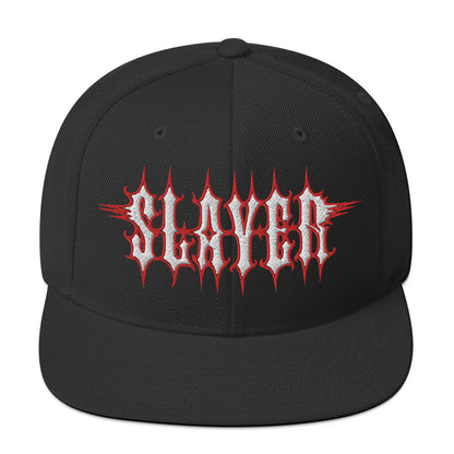 MERCHMOMENT Slayer Electric Logo Embroidered Snapback Hat [Apparel]