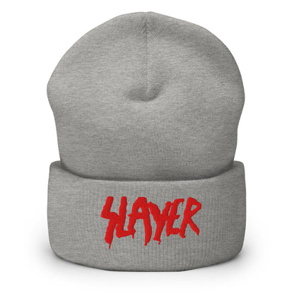 MERCHMOMENT Slayer Embroidered Beanie [Hat]