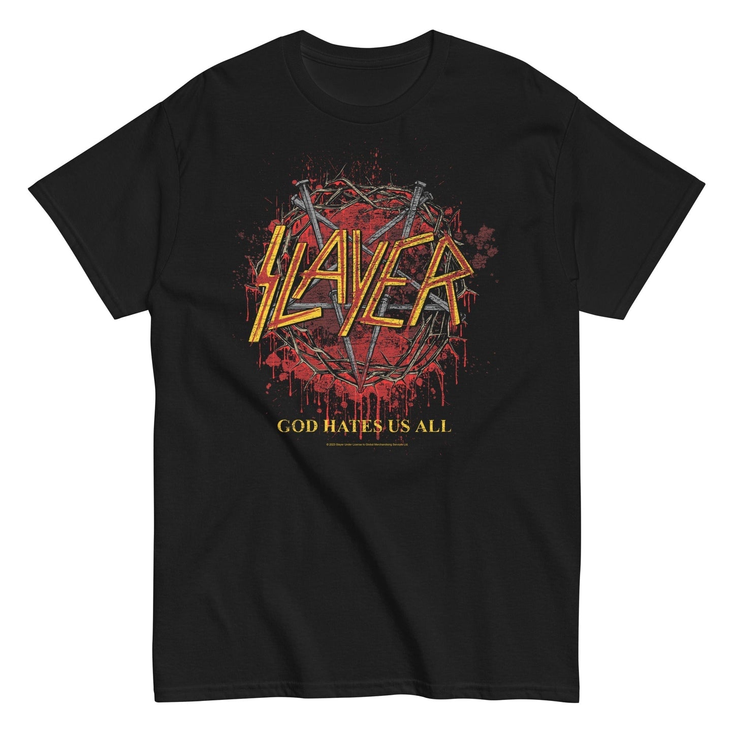 MERCHMOMENT Slayer - God Hates Us All T-Shirt [Apparel]