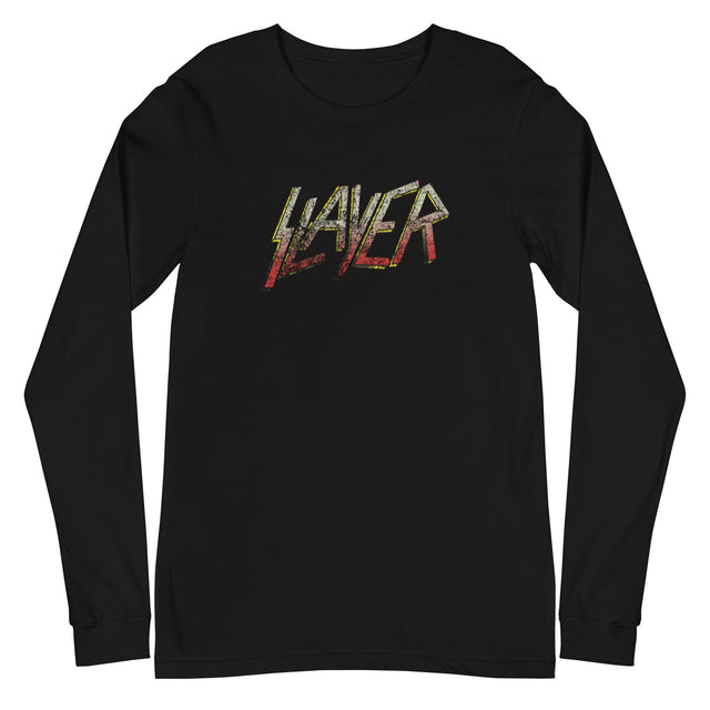 MerchMoment - Slayer - Gradient Logo Long Sleeve T-Shirt []