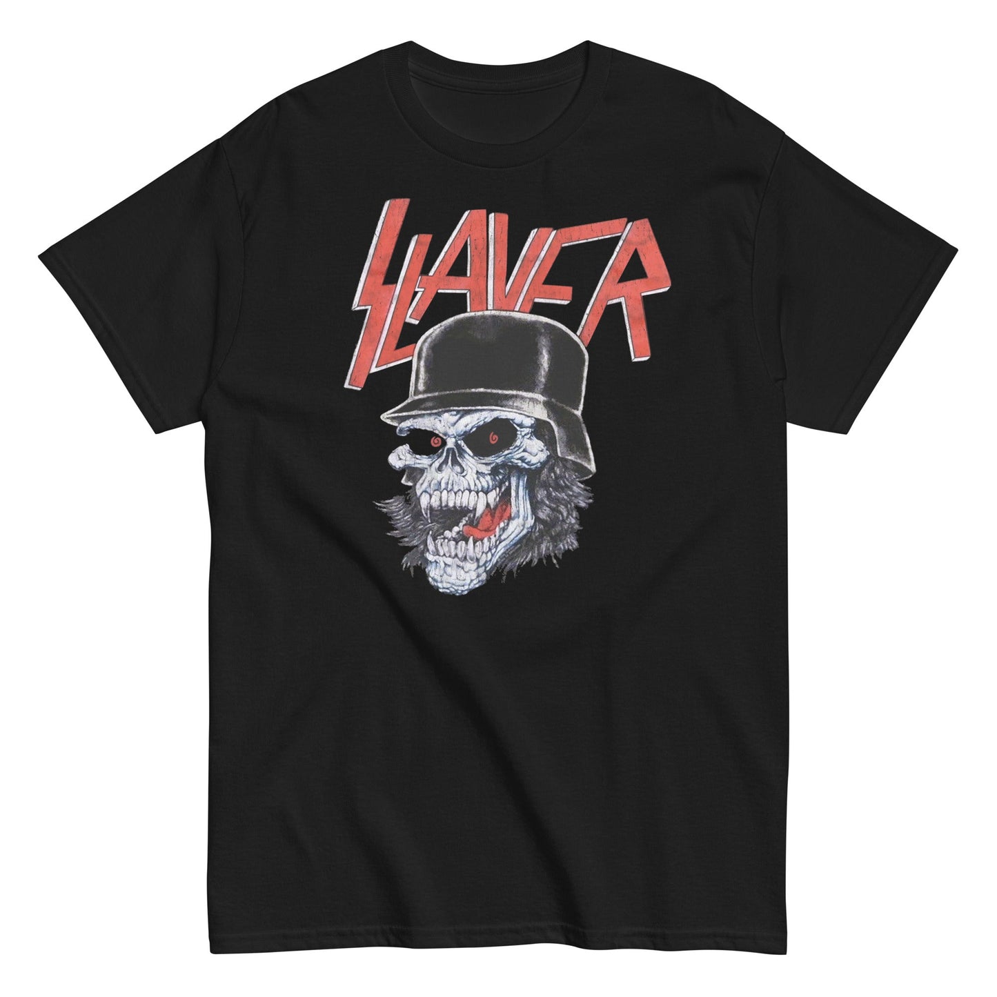 MERCHMOMENT Slayer - Helmet Skull T-Shirt [Apparel]