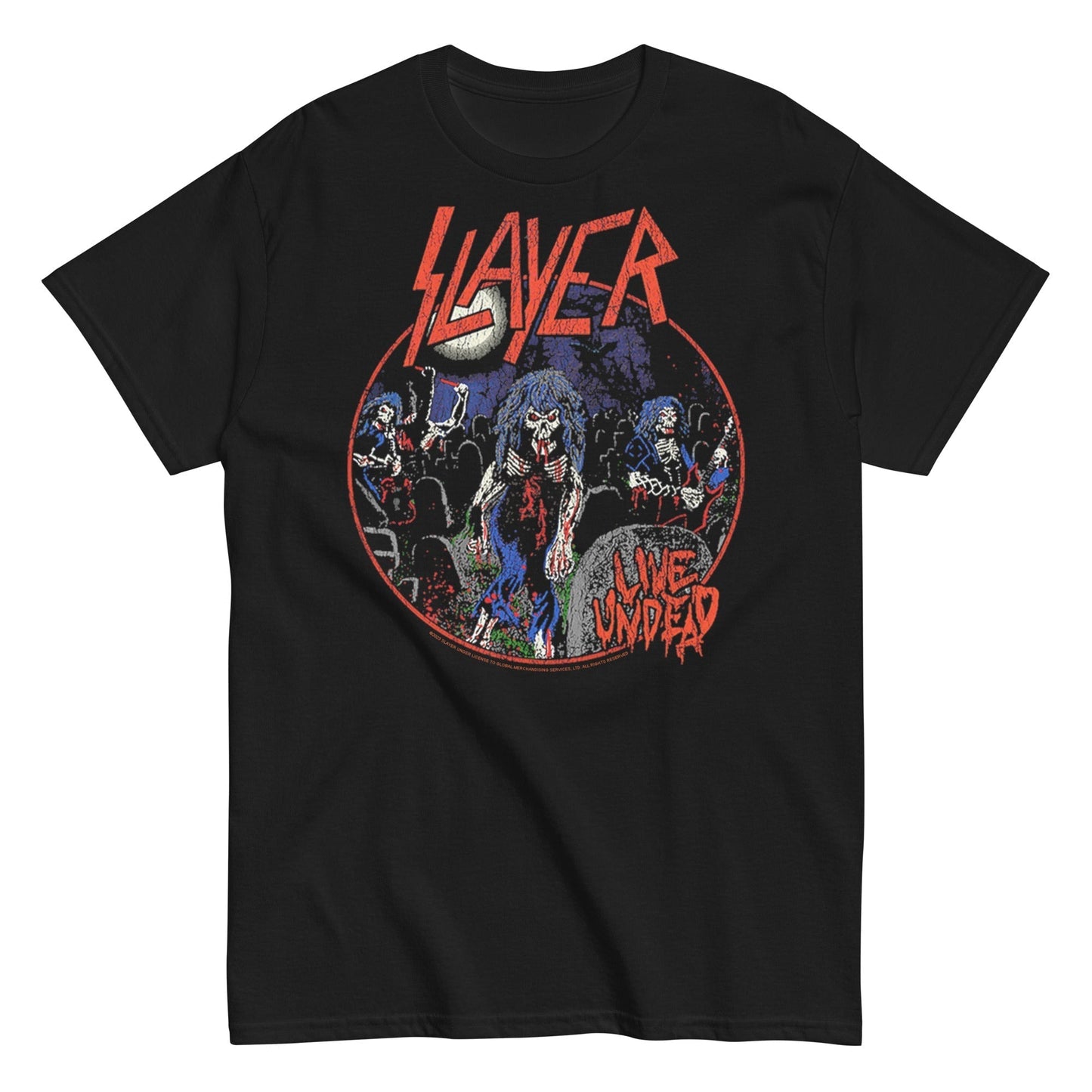 MERCHMOMENT Slayer - Live Undead T-Shirt [Apparel]
