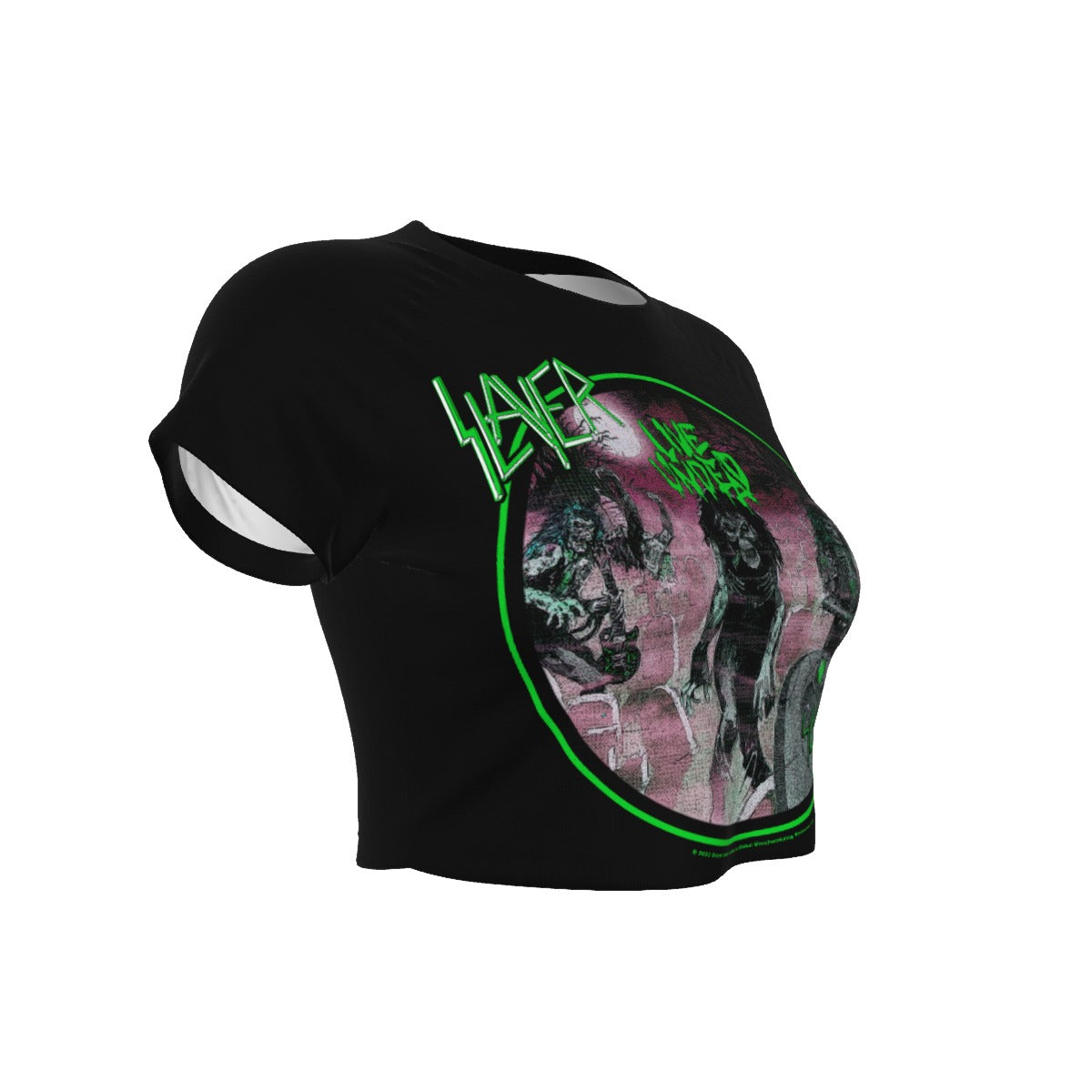 MERCHMOMENT Slayer Live Undead Women's Crop Top [Apparel]