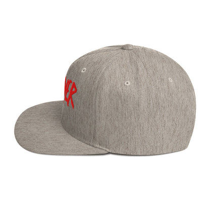 MERCHMOMENT Slayer Logo Embroidered Snapback Hat [Hat]