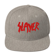 MERCHMOMENT Slayer Logo Embroidered Snapback Hat [Hat]