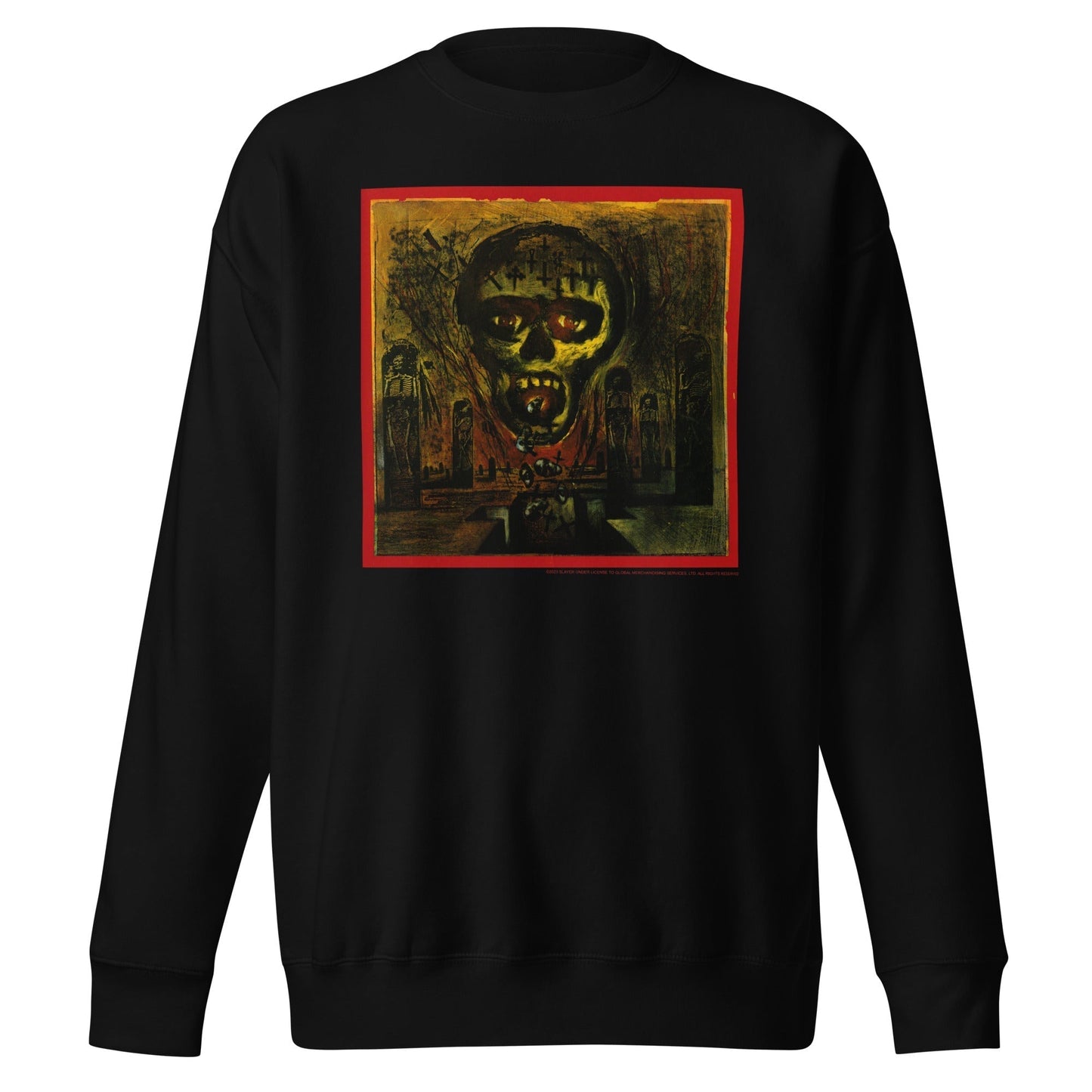 MERCHMOMENT Slayer - Painted Skull Sweatshirt [Apparel]