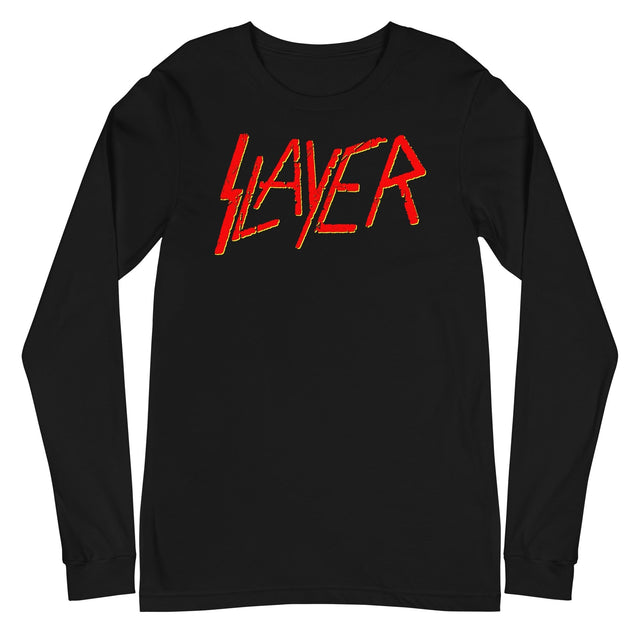 MerchMoment - Slayer - Red Logo Long Sleeve T-Shirt []