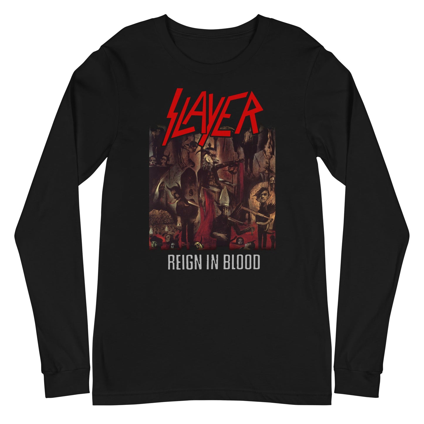 MERCHMOMENT Slayer - Reign in Blood Long Sleeve T-Shirt [Apparel]