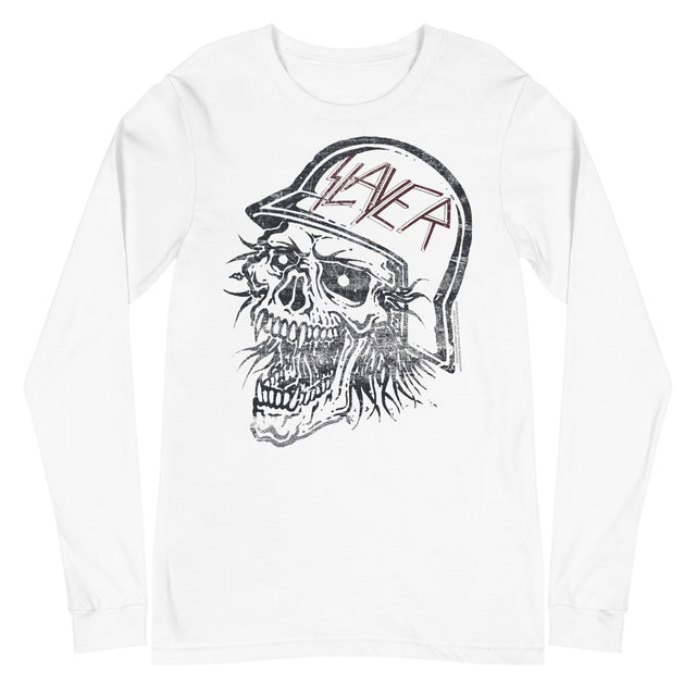 Slayer - Stamped Skull Long Sleeve T-Shirt []