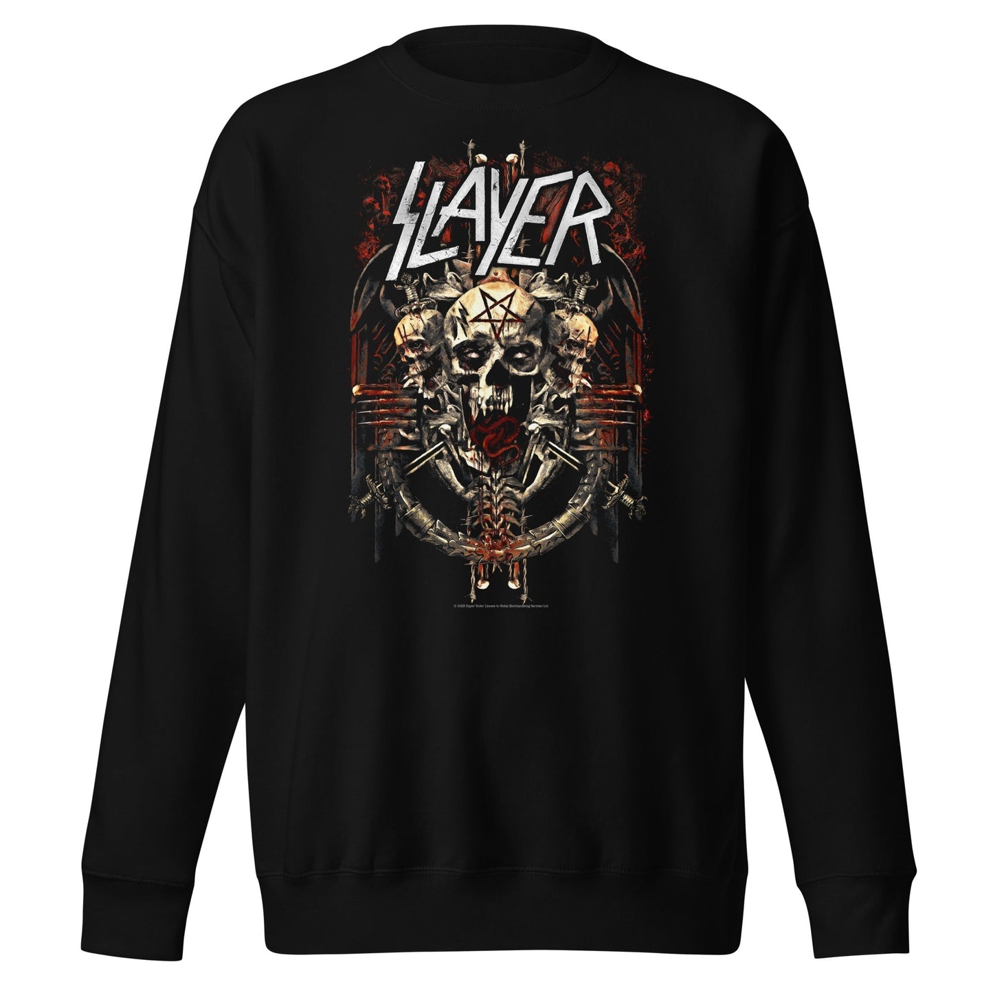 MERCHMOMENT Slayer - Triple Skull Sweatshirt [Apparel]