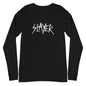 Slayer - White Drip Logo Long Sleeve T-Shirt [Apparel]