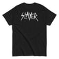MERCHMOMENT Slayer - White Drip Logo T-Shirt [Apparel]