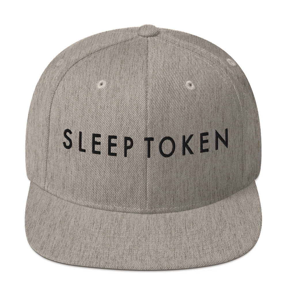 Sleep Token Logo Grey Snapback Hat []