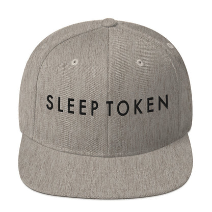 MerchMoment Sleep Token Logo Grey Snapback Hat []