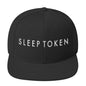 Sleep Token Logo White Embroidered Snap Back Hat [Apparel]