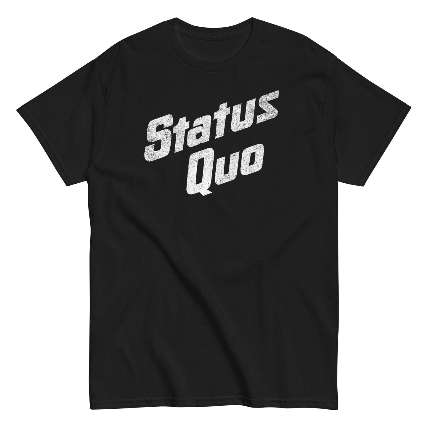 Status Quo - White Logo T-Shirt []