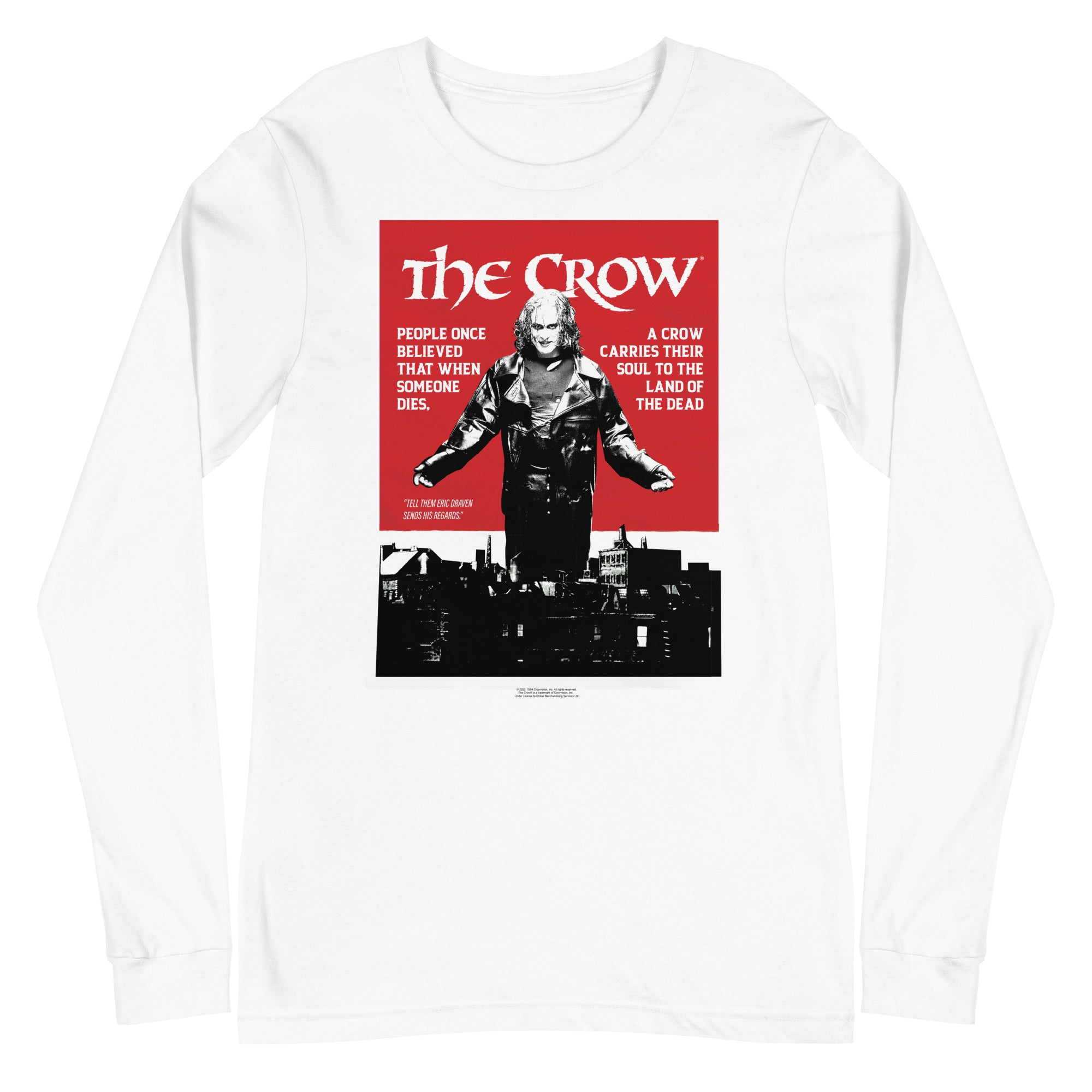 The Crow - Movie Poster Long Sleeve T-Shirt []