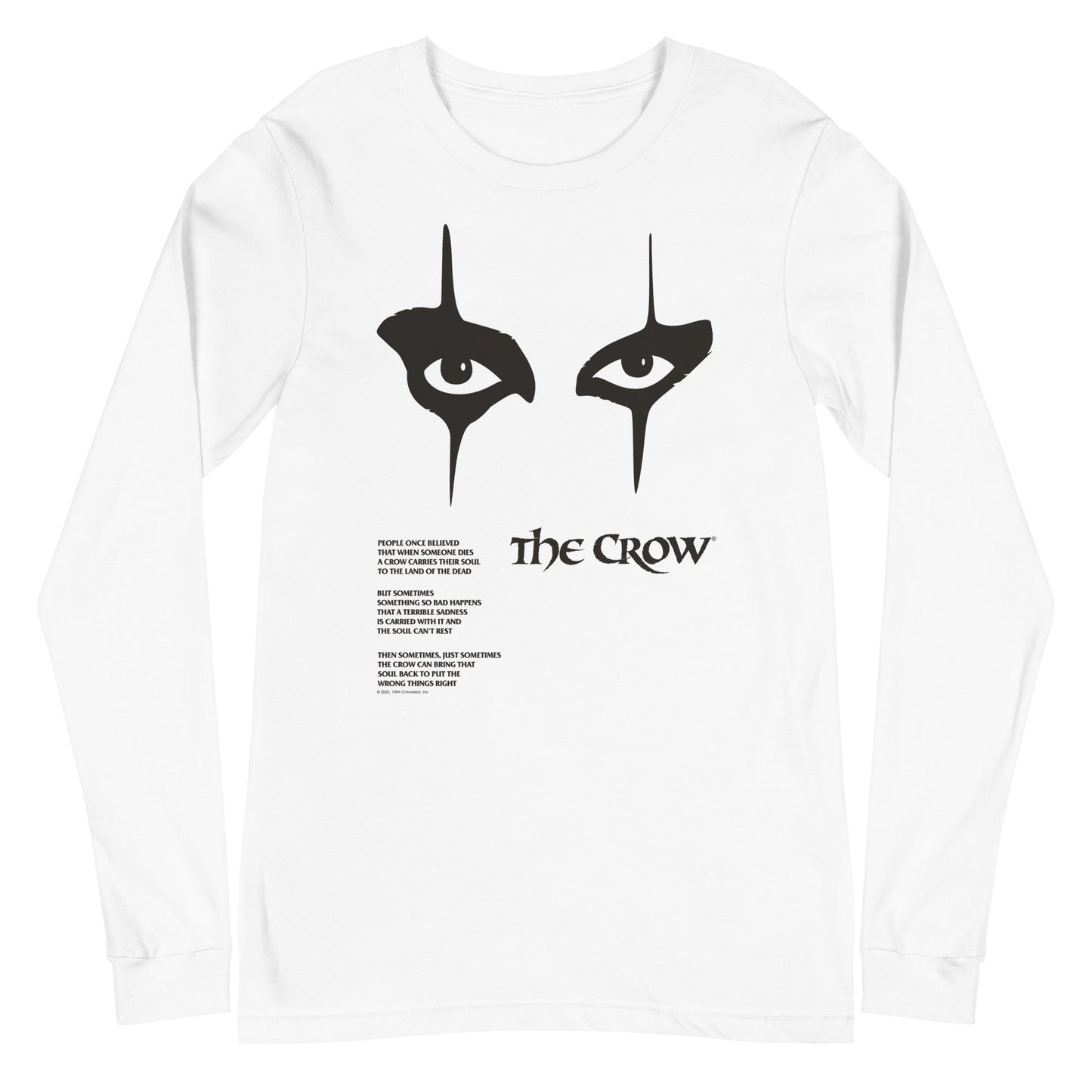 MERCHMOMENT The Crow - Thousand Yard Stare Long Sleeve T-Shirt [Apparel]
