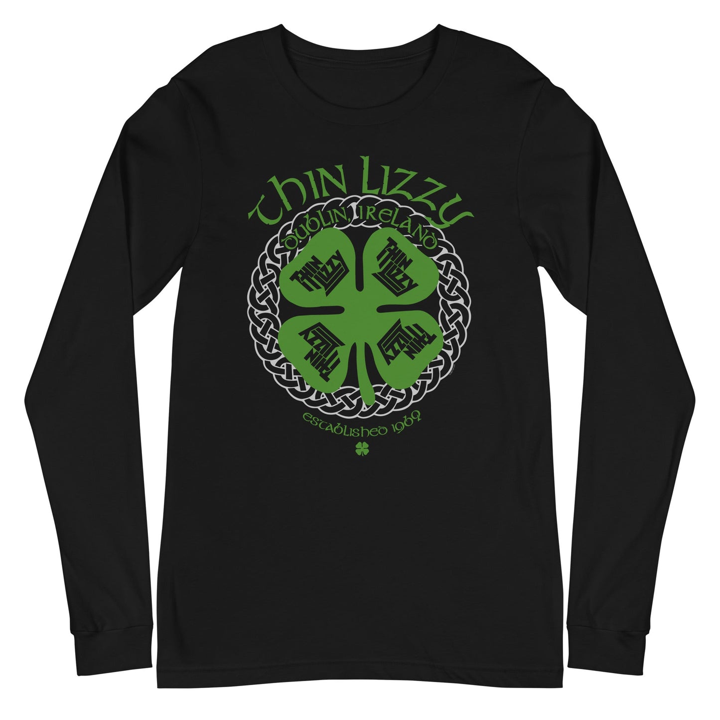 MERCHMOMENT Thin Lizzy - Shamrock Long Sleeve T-Shirt [Apparel]