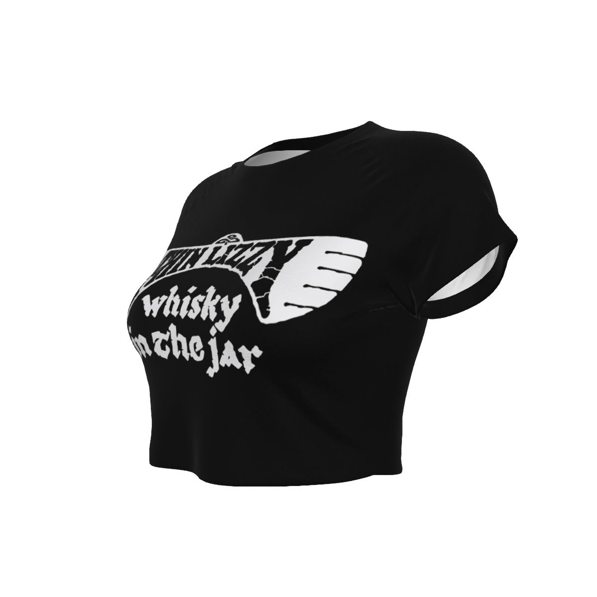 MERCHMOMENT Thin Lizzy Whiskey Women's Crop Top [Apparel]