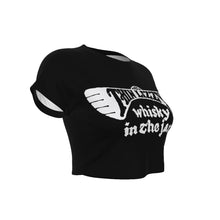 MERCHMOMENT Thin Lizzy Whiskey Women's Crop Top [Apparel]