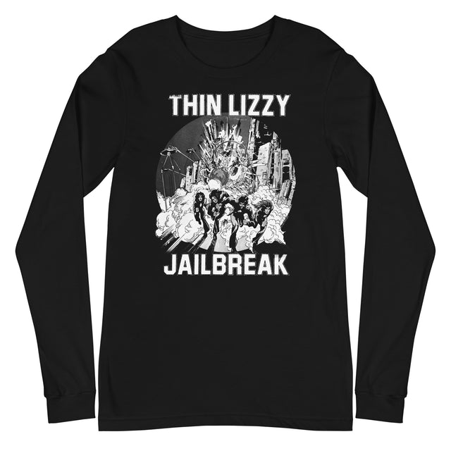 Thin Lizzy - White Jailbreak Long Sleeve T-Shirt []