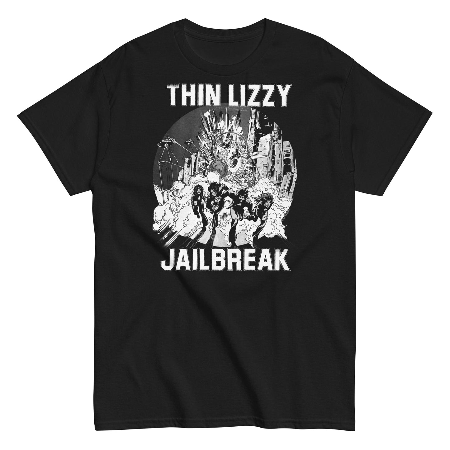 MERCHMOMENT Thin Lizzy - White Jailbreak T-Shirt [Apparel]