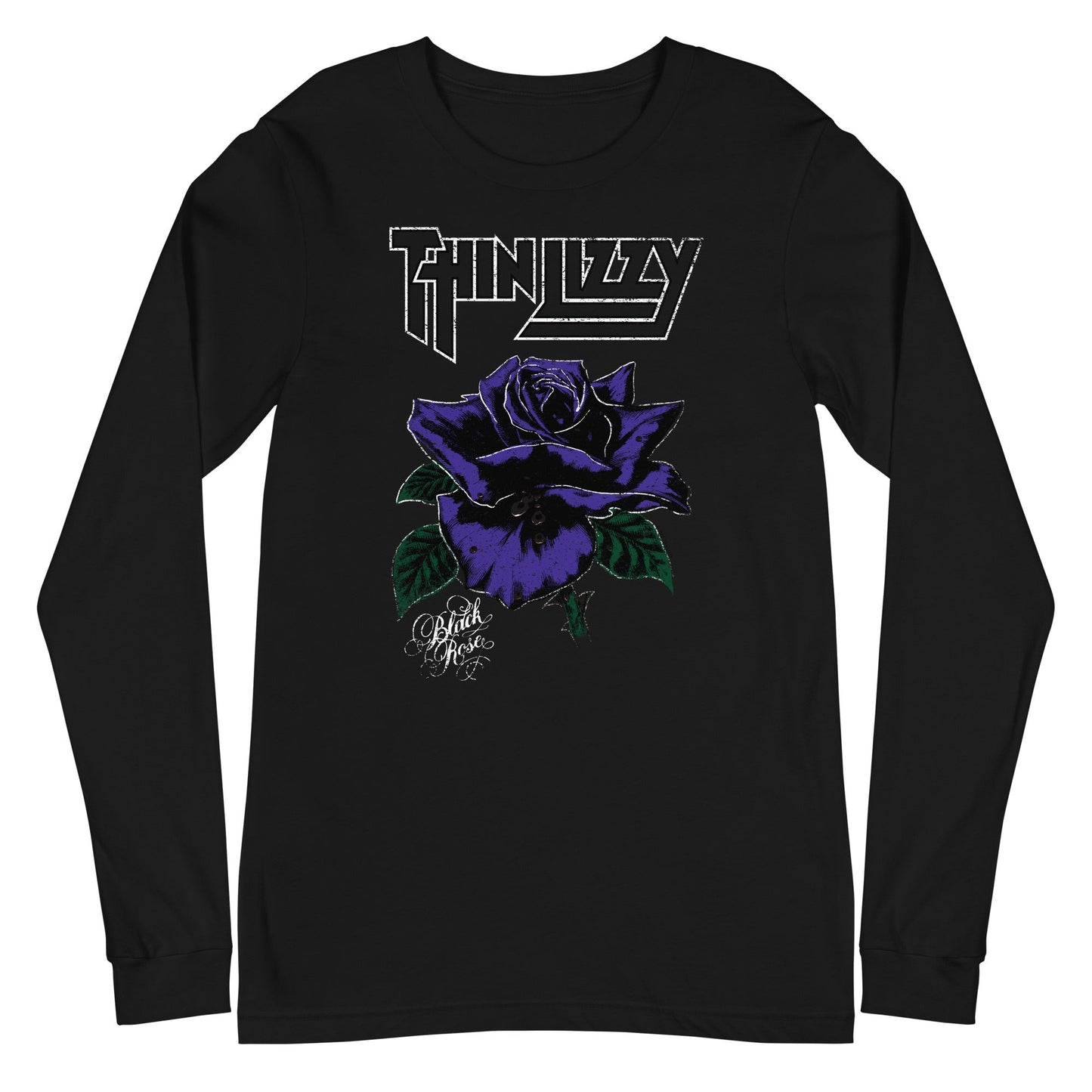 MERCHMOMENT Thin Lizzy - White Outline Long Sleeve T-Shirt [Apparel]