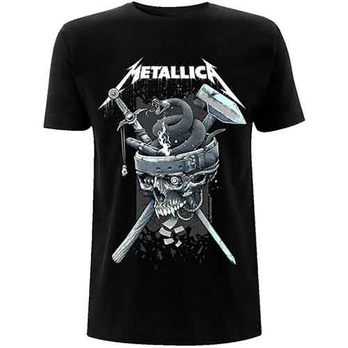 Metallica - Camiseta con el logo blanco de History