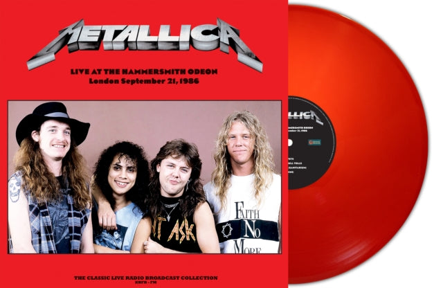 Metallica Live at the Hammersmith Odeon, London, September 21st 1986 (180 Gram Red Vinyl) [Import] Vinyl - Paladin Vinyl