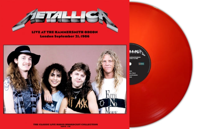 Metallica - En vivo en el Hammersmith Odeon, Londres, 21 de septiembre de 1986 (vinilo rojo de 180 gramos) [Importación] [Vinilo]