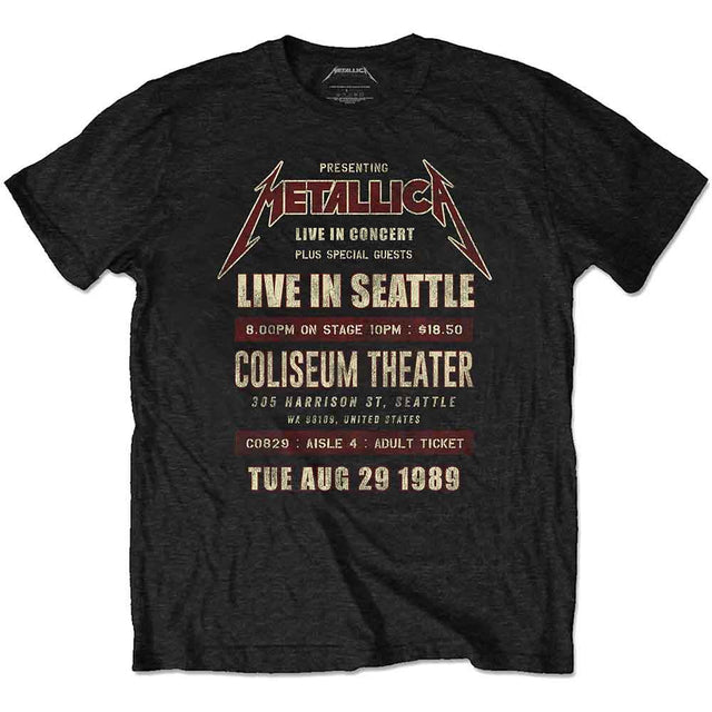 Metallica Seattle '89 T-Shirt