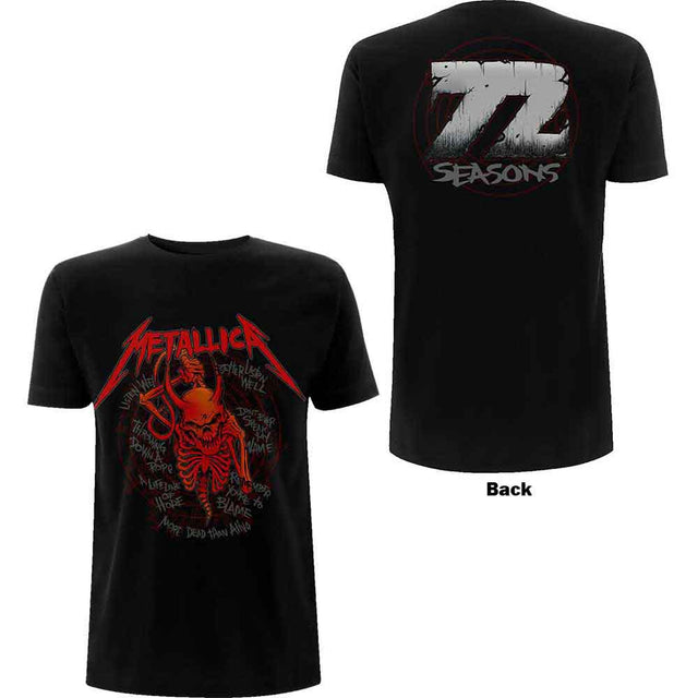 Metallica Skull Screaming Red 72 Seasons [T-Shirt]