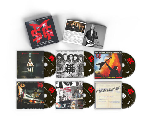 Michael Schenker Group - Is It Loud Enough? Michael Schenker 1980-1983 (Boxed Set, With Book) (6 Cd's) [CD]