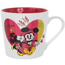 Mickey Mouse y Minnie Mouse - Taza de cerámica "Un millón de besos" de Mickey y Minnie (15 oz) (Taza de cerámica) [Taza]