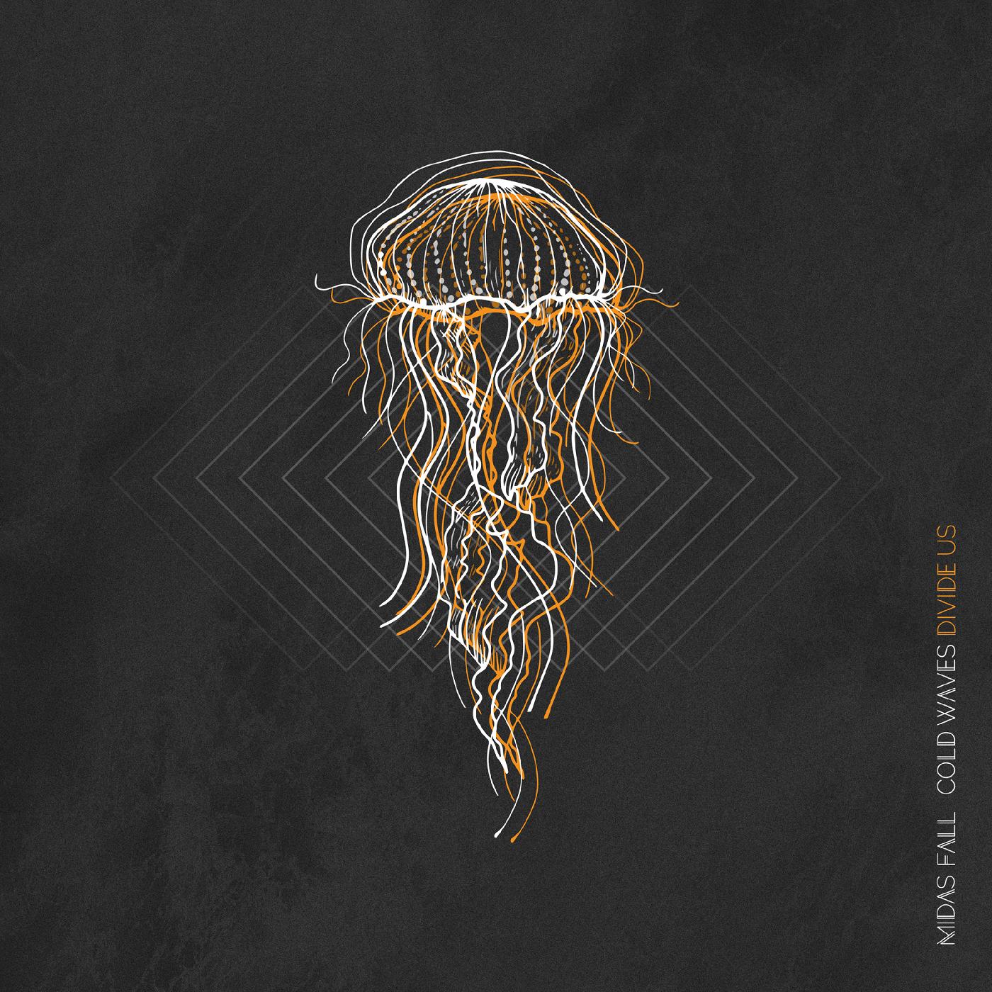 Midas Fall - Cold Waves Divide Us (CLEAR WITH ORANGE AND BLACK SPLATTER VINYL) [Vinyl] - Paladin Vinyl