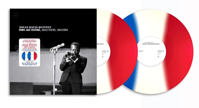 Miles Davis - Paris Jazz Festival, Salle Pleyel 10/1/1964 (Blue, White & Red Colored Vinyl, Remastered) (2 Lp) [Vinyl]