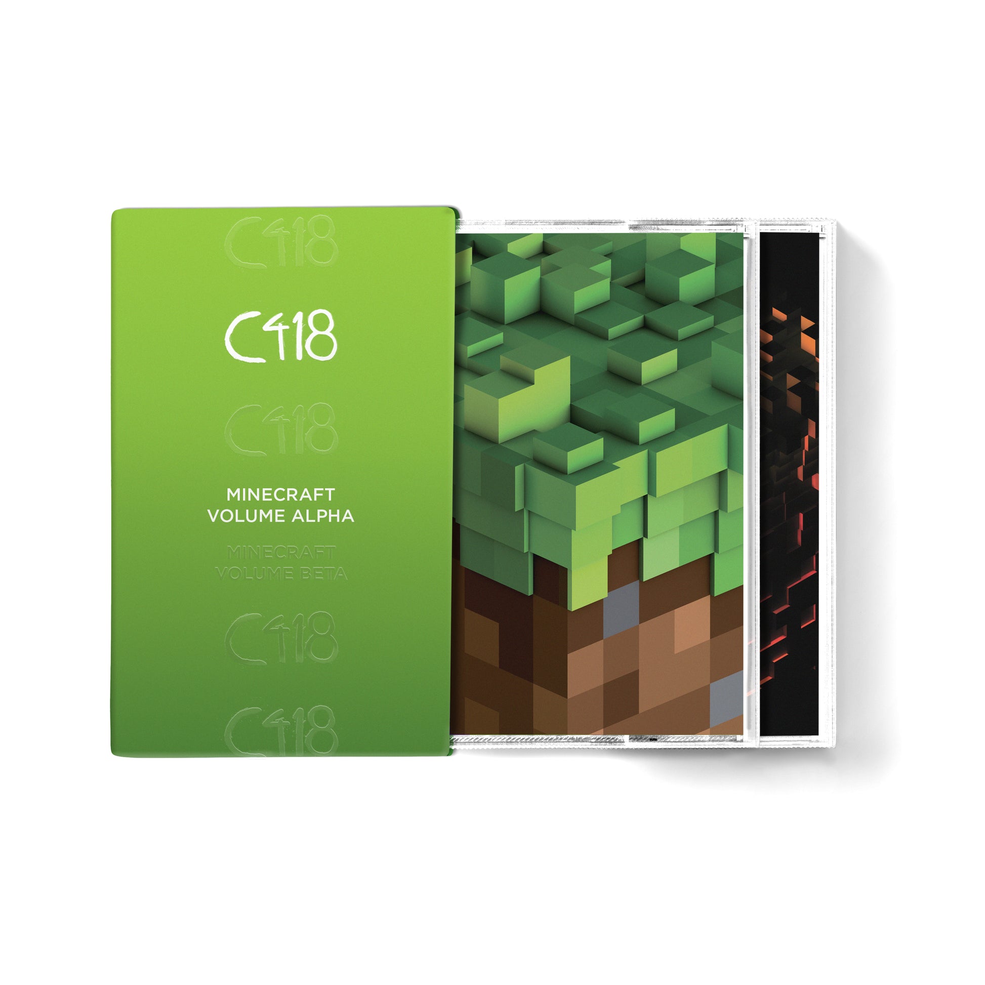 Minecraft: Alpha + Beta (2xCassette - Green w/ White Ink & Orange w/ White Ink) [Vinyl]