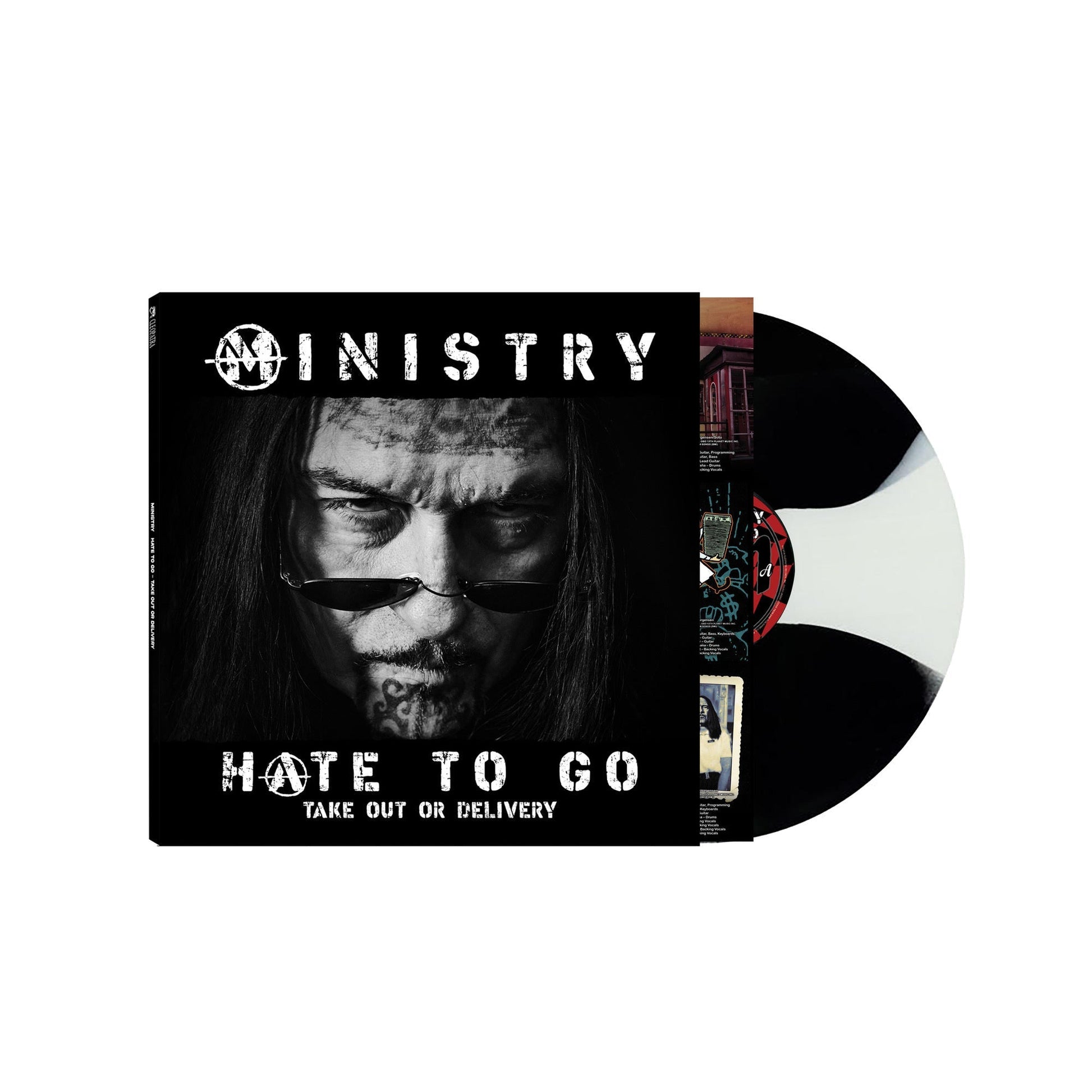 MINISTRY - Hate To Go - Take Out Or Delivery (Indie Exclusive) [Black/White Butterfly Burst] [Vinyl]