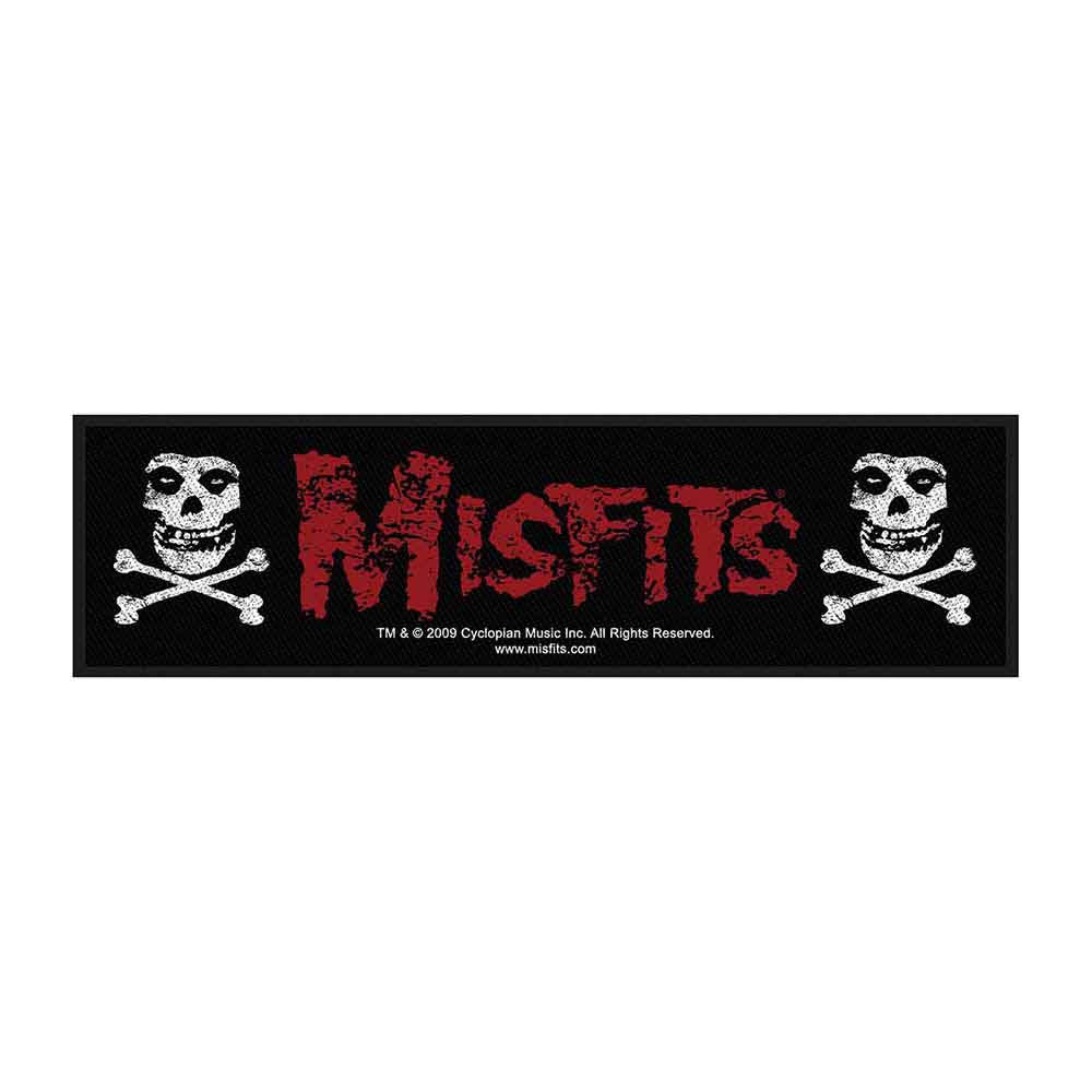 Misfits - Cross Bones Super Strip Patch [Merchandise]