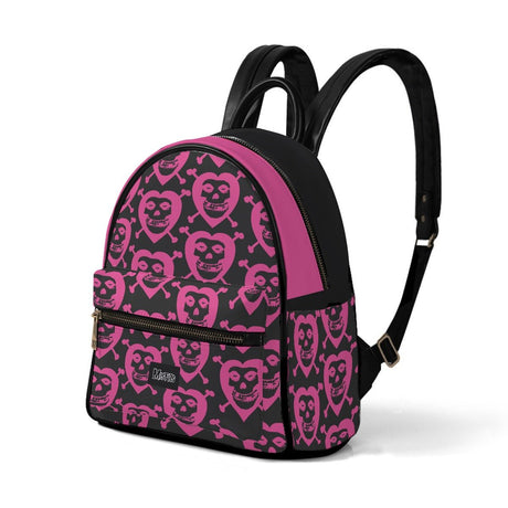 Misfits Hearts Mini Backpack- Vegan Leather