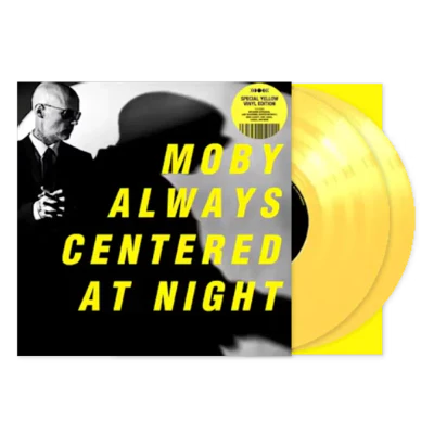 Moby - Always Centered At Night (Exclusiva indie, edición limitada, vinilo amarillo) (2 LP) [Vinilo]