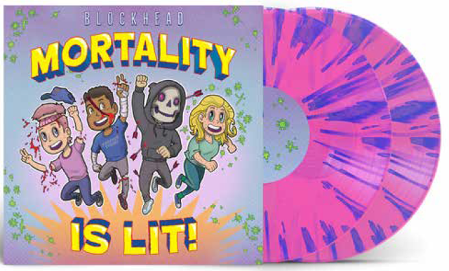 Blockhead - Mortality Is Lit (Pink, Blue, Splatter) [Vinyl]