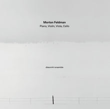 Morton Feldman - Piano, Violin, Viola, Cello [Vinyl]