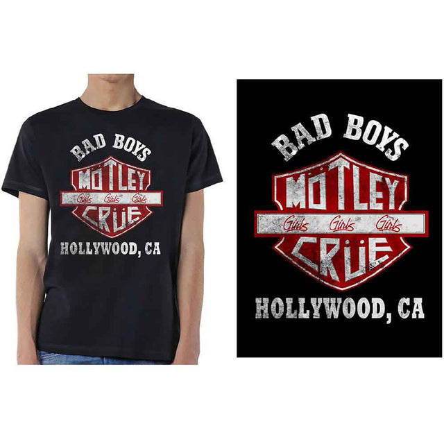 Motley Crue Bad Boys Shield [T-Shirt]